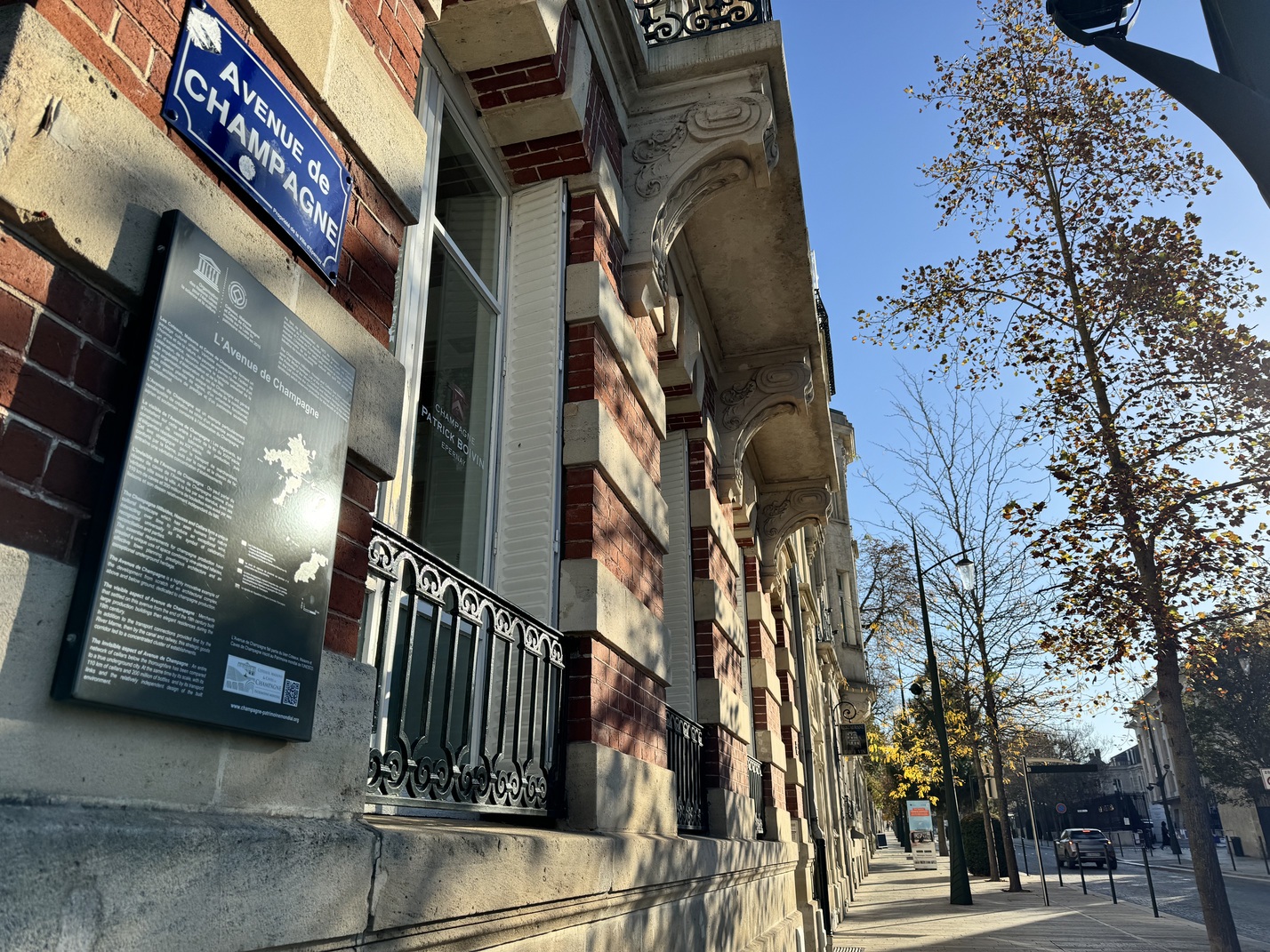 Épernay: between the historic residences of the Avenue de Champagne and the art of Maison Lombard and Gosset